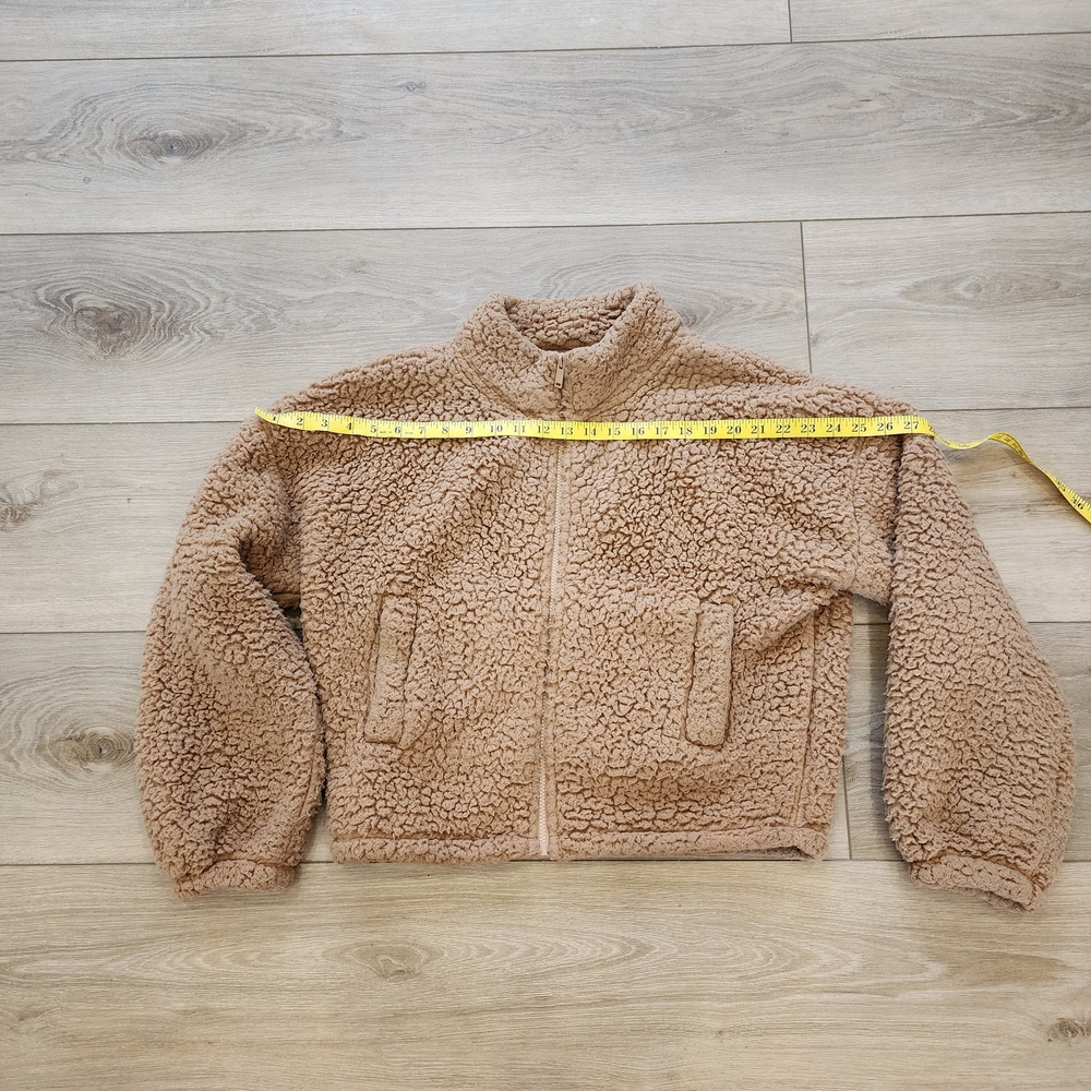 Express Tan Sherpa Jacket